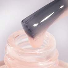 Tinovo Uno 12毫升指甲强化剂，天然粉色凝胶指甲油，快干持久亮泽，脆弱薄指甲护理液