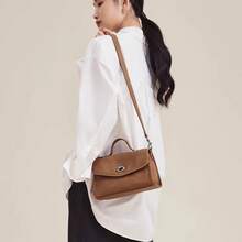 Women Shoulder Bags - 焦糖色-中號 - 查看 4