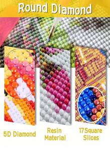 5D DIY Full Diamond Painting Mosaic Animal Series Wolf Pack Art Kit, Diamond Embroidery Cross Stitch Home Decoration Handmade Gift - 彩色 - 查看 7