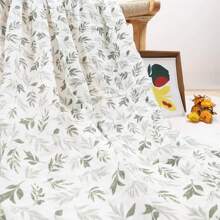 % Cotton 120*110cm 2 Layers Newborn Bath Towel Wrap Muslin Swaddle Blankets - S153 - 查看 3