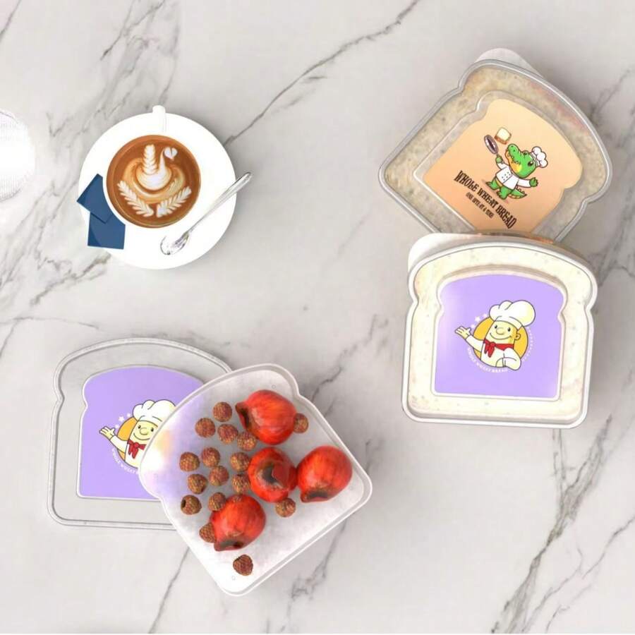 Brotkasten für Toast und Sandwiches, transparent