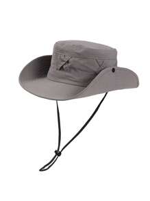 女士可折叠宽边遮阳帽，防紫外线，户外露营徒步沙滩帽，春夏季 - 多色 - 查看 10