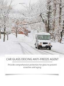 Car Windshield Deicing & Anti-Freeze Spray, Prevents Fogging & Dust, Ensures Clear Visibility - Multicolor - View 7