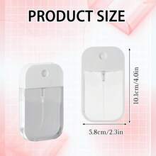 1 PC 45ml White Card Spray Perfume Hand Spray Bottle Refillable Spray Bottle, Living Room Home Bedroom Bathroom House Decor, Travel Stuff, Wedding, Party, Birthday, Gifts For Men Mom Dad Friends, New Years, Accessories, Funny Gift - Multicolor - View 6