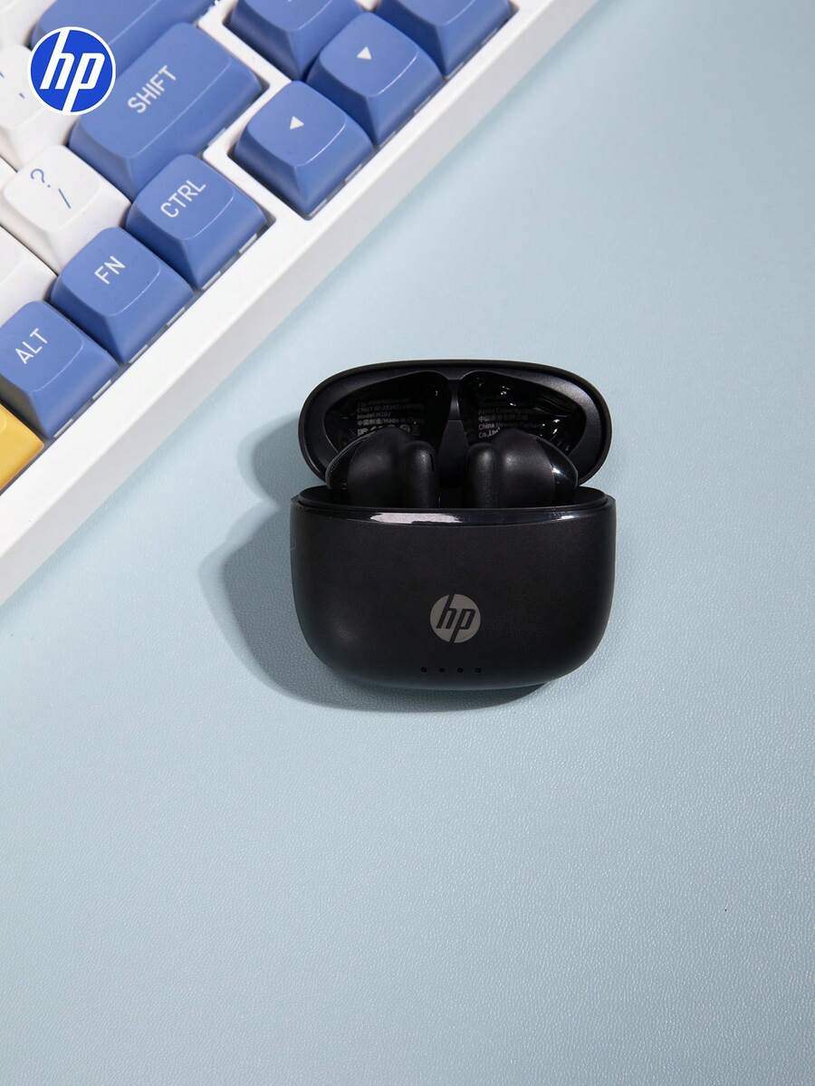 HP Wireless Earbuds True Wireless In-Ear Noise-Proof Headphones Compatible With Apple, Android And Other Devices, Cute Gift With The Storage Bag