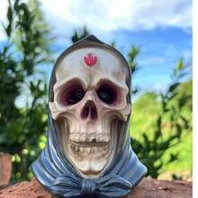 Axt Schädel Harz Handwerk, Feiertags Dekor Ornament