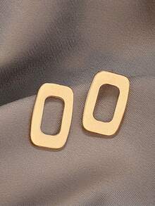 طقم أقراط معدنية هندسية زهرية عصرية على الطراز الأوروبي والأمريكي، أقراط جديدة بخرز مصطنع بطراز بسيط وأنيق، مناسبة للاستخدام اليومي والمناسبات للنساء - البدلة أ - مشاهدة 6