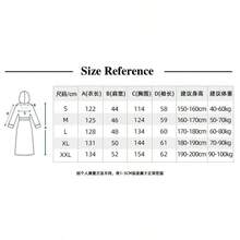 1件纯色长款连帽加厚浴袍，奢华法兰绒系腰连帽浴袍，保暖浴袍，秋冬加大码，酒店情侣睡衣，冬季保暖装饰 - 彩色 - 查看 3