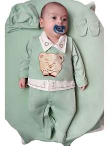Noah Maternity Outfit For Boy 4 Pieces Of Baby Clothes - 綠色 - 查看 1