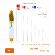 24 Pieces Beading Needles Set, 6 Sizes Seed Beads Needles Big Eye, Collapsible Beading Needles Set For Jewelry Making - Beading Needles Set - View 5