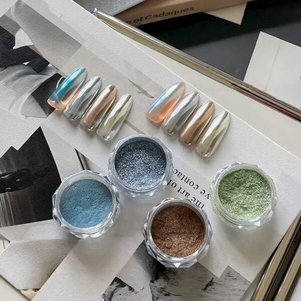 Aurora Electroplated Silk Moonlight Magic Mirror Powder, Suitable For Women Music Festival