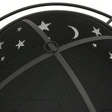 vidaXL Fire Pit With Poker 29.9" XXL Steel - Black - View 7