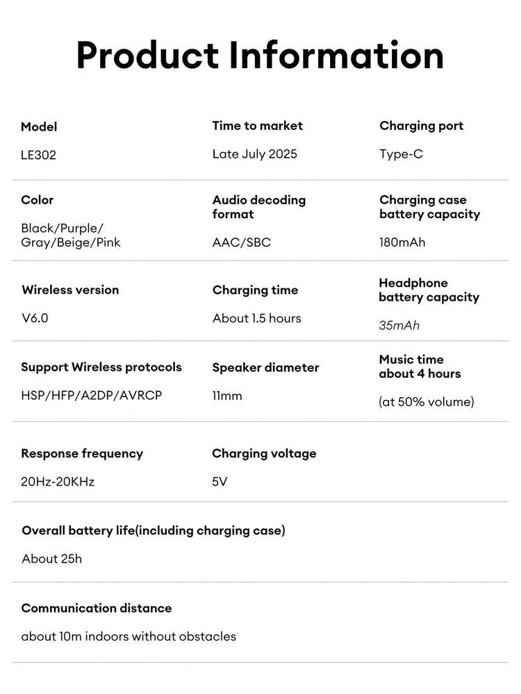 Lenovo LE302 New Bluetooth Earphones, Ear-Clip Style Non-In-Ear Full Surround Sound, High-Quality Stereo, Low Latency Music & Gaming, Directional Audio, ENC Noise Cancellation, Comfortable Fit For Sports & Running, Open-Ear Wireless Headphones Compatible With Smartphones & Computers Earclip - 彩色 - 查看 10