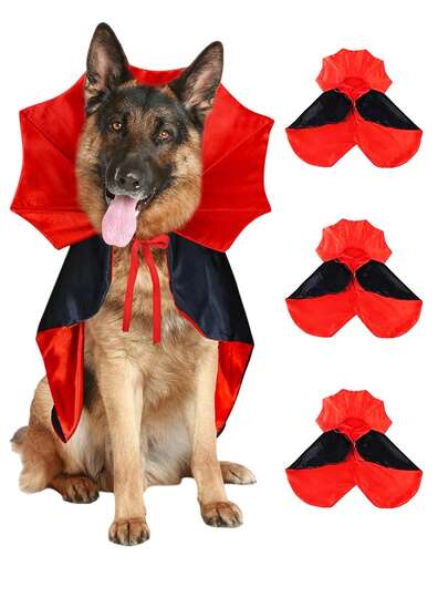 Disfraces de Halloween para mascotas, disfraces de Halloween para perros y gatos, disfraces de capa y capa de vampiro del diablo para perros, disfraces de Halloween para mascotas pequeñas, medianas y grandes, decoraciones para fiestas de cosplay