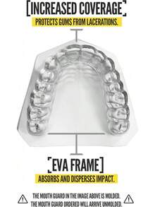 NXTRND CLASSIC Juego de 2 Protectores Bucales Deportivos, Ultra Delgado, para Fútbol Americano, Boxeo, Combate,, Jiu-Jitsu,, para Adultos y Niños - Amarillo - Ver 8