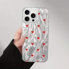 Funda para teléfono, diseño moderno y transparente de gasa, compatible con phone 11, 12, 13, 14, 15, 16 Pro Plus. Ideal para cumpleaños, chicas y chicos. - transparente - Ver 3