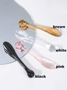 Set di 3 pezzi/6 pezzi di spatole per trucco, cucchiaio per mescolare creme e maschere per il viso, strumenti di bellezza fai-da-te, rullo assorbente, accessori cosmetici multifunzionali come cucchiaio per creme per occhi e viso, massaggiatore facciale in acrilico a testa rotonda, applicatore per creme per occhi e viso, bacchetta per mescolare, adatto per uso domestico e salone, con scatola/barattolo di stoccaggio, portatile, facile da organizzare, trucco, economico, decorazione per la stanza, toeletta, viaggio, camera da letto, accessori per il trucco, economico, riempimento calze natalizie, trucco, strumenti per il trucco, roba economica, regali, regali per donne, regali di Natale