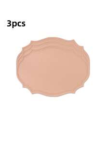 Tovaglietta in pelle lavabile, tovaglietta ovale in pelle rinforzata resistente al calore, tovaglietta impermeabile antiscivolo facile da pulire, adatta per decorazione di tavoli da cucina, caffè e ristorante