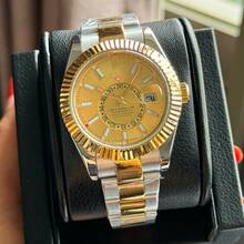 Factory Low Price Laojia Zong Aerospace Walker Watch Men's Business Fully Automatic Mechanical Watch Zhanxi Watch Manufacturer Wholesale - All Gold and White - View 10