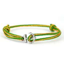 51Luckind Men's Adjustable Stainless Steel Anchor Rope Bracelet 2mm Rope Handmade Braided Viking Bracelet