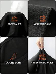 Skull And 'defton Es' Band Tribute Printed Casual Soft Short Sleeve Pure Cotton 180gsm T - Shirt - 黑色 - 查看 5