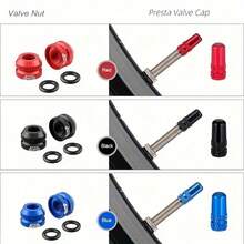 4pcs/Set Premium Bike Valve Caps Set - Anti-Slip, Dustproof Tire Valve Covers For Mountain & Road Bikes