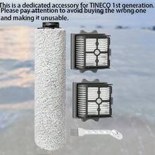 Rodillo de cepillo de repuesto compatible con Tineco IFloor 3 / Floor One S3 / IFloor 2 aspiradora inalámbrica para húmedo y seco, kit de piezas de repuesto y accesorios. Aspiradora, ventosa de aspiración.