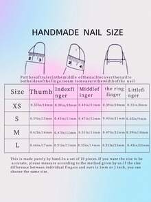 10 片手工按压指甲、假指甲、夏季指甲、美容美甲、长椭圆形按压指甲、适合女士和女孩日常或假日佩戴、高端优质美甲用品 - 彩色 - 查看 6