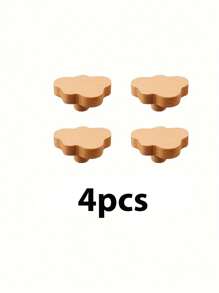 4/6/8pcs Bohemian Vanity Handle, Natural Beech Wood Drawer Knob(Large Size), Cloud Shape Wooden Vanity Pull, Comes With Two Different Sizes Of Screws, Suitable For Cabinets, Furniture, Drawers(The Woodwork May Vary And Be A Bit Rough) - Multicolor - View 8