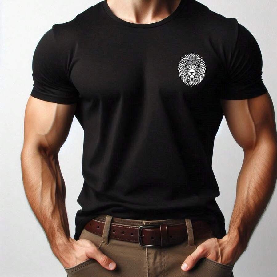 MIL200FIT Men T-Shirts - Black - View 1