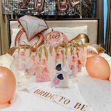 1-20 Pasang Kacamata Tanpa Bingkai Berbentuk Hati Warna Permen yang Menyenangkan untuk Wanita dan Pria, Hadiah Pesta - Rose Red - View 5