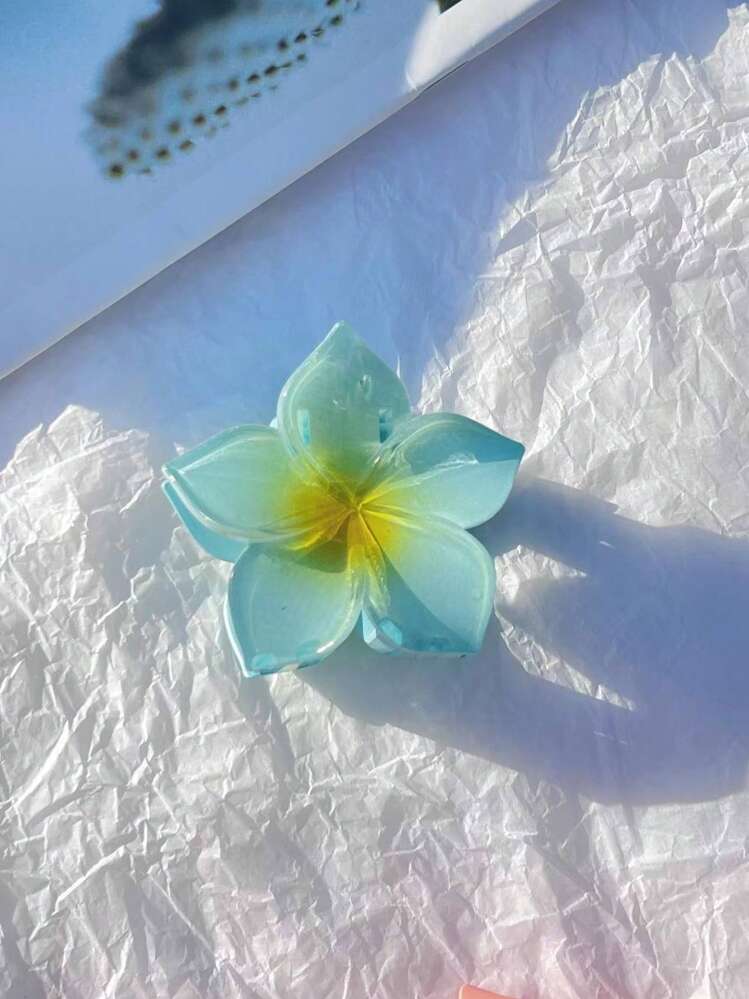 3 件/4 件渐变色百合花朵发夹，百搭发饰花朵发夹秋季配饰秋冬度假装女士 - 五花瓣 - 查看 5