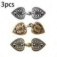 1/2/3/4 件套女士优雅复古毛衣夹套装 - 银色金属胸针，配有开衫和连衣裙扣、围巾扣、披肩别针和领夹，适用于连衣裙和针织配饰 - 彩色 - 查看 20