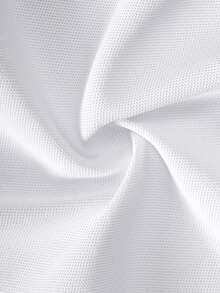 Áo thun polo tay ngắn màu đỏ cổ điển cho bé trai, thích hợp cho các buổi đi chơi, tụ tập và biểu diễn thường ngày - trắng - Xem 9