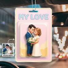 8pcs - Customized Photo Acrylic Car Pendant - I Love You - Personalized Couple Photo Ornament - Gift For Husband - Valentine's Day Decor, Art Wall Decor, Bathroom, Bedroom, Living Room, Wall Decor, Home Decor, Multi-Functional, Reusable, Delicate, Modern, Minimalist, Fashionable - As Shown - View 27