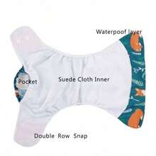 Washable Baby Diapers In A Pack Of Four, Baby Training Pants Diapers