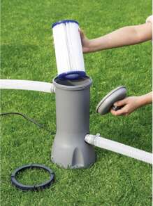 Cartouches de remplacement de filtre de spa et de bain à remous Coleman SaluSpa Bestway 58012E Type III/A et VI - Convient aux filtres BESTWAY 58012E Type III/A et BESTWAY VI compatibles Lay-Z-Spa, Coleman SaluSpa 90352E, 58323E, 58323 Escarpins de filtration pour piscine, filtres Bestway, Lay-Z Spa, Intex, taille de remplacement de filtre de spa 4,1 x 3,1 pouces (accessoires de remplacement de bouchon de vanne de paroi de piscine Intex et Bestway, bouchons de trou de pompe de filtration pour piscine)