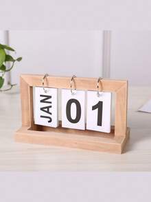 Nordic Minimalist And Creative Page Turning Calendar, Desk Calendar Decoration, Home Living Room Dining Table, Coffee Table, Office Desk Decoration Best Gifts Birthday Graduation