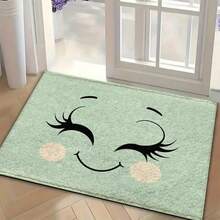 1pc Smiling Face Design Rug - Super Soft, Absorbent, Quick Drying ...