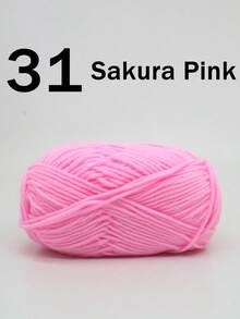 1/2pcs 5-Ply Mixed Milky Acrylic Yarn, 50g/Pc, 100% Acrylic Soft Yarn, Medium Coarse Milk Yarn - Perfect For Hand Knitting, Hand Weaving, DIY Crafts, Knitting, And Crochet, Soft & Versatile, Used For DIY Crocheting And Knitting Bags