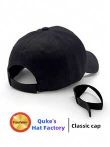 1 Piece Men Blessing Baseball Cap, Outdoor Casual Style All-Season Curved Brim Golf Hat, Hard-Top Fashionable Golf Hat, Adjustable Size, Suitable For Daily Matching, Holiday Gift