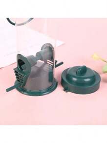 1 pezzo Mangiatoie per uccelli appese, mangiatoie per uccelli selvatici in metallo da giardino con 2 porte, resistenti, impermeabili, confezione da 2 - Rame