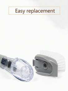 1pc Viral Liquid Refillable Long Handle Sponge Cleaning Brush, Multi-Functional Slouchy Dishwashing Brush With Replaceable Head, Can Add Detergent, Suitable For Kitchen, Restaurant