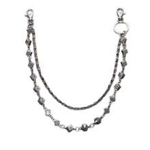 1PC, Fashionable Punk Double-Layer Chain Dice Waist Chain, And Individual Hip-Hop Jeans Chain, Versatile Accessories, Simple Body Chain, Sexy Bikini Chain Waist Chain Belt, Fashionable Jewelry Waist Chain Belt Accessories Autumn-Winter Accessories Halloween Costume,Suitable For Teens, Youth,Men,Casual, Outdoor, Athletic, Vacation, Graduation Gifts, Birthday, Daily Wear - Multicolor - View 7