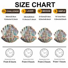 WOODBESTS Pearlspire Castle -Wooden Puzzles, Unique Shaped Puzzles, Distinctive Party Game Gifts, Irregular Animal-Shaped Wooden Puzzles, Decorative Art Prints, Desktop Magic Puzzles, Unique Children's Educational Puzzles, Holiday Gifts, Wooden Puzzles For Adults, New Year Gifts, Back-To-School Gifts, Birthday Gifts (2D Puzzles) - Nhiều màu - Xem 5