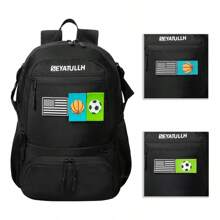 SEYATULLH Soccer & Basketball Sports Bag For Man With Ball Pump - Basketball Backpack With Separate Ball & Shoes Compartment, Soccer Basketball Football & Volleyball Bag With Large Capacity