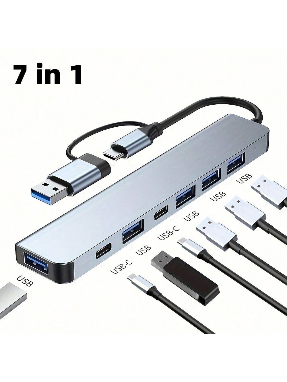محول USB C متعدد المنافذ، محطة إرساء متعددة المناف...