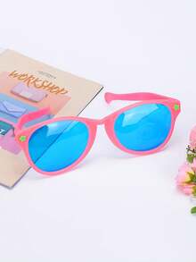 1 Peça Óculos Engraçados Gigantes para Fotos, Óculos de Plástico Adulto Extra Grandes Novos para Baladas, Festivais, Mascaradas, Cosplay (Cores de Estrelas Aleatórias) - Multicolorido - Visão 10