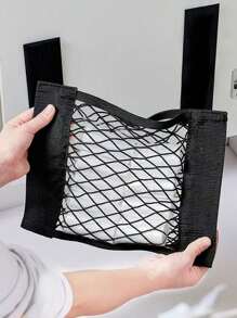 1 pieza Papelera colgante plegable de silicona para la cocina, cubo de basura montado en la puerta del gabinete de gran capacidad, herramienta de fácil limpieza a manos libres, gran regalo para mamá