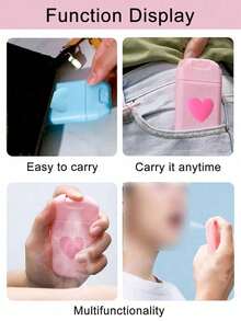 Chai xịt cầm tay 30ml có thể tái sử dụng, thích hợp đựng nước hoa, nước rửa tay và mỹ phẩm, kèm hộp bảo vệ, lý tưởng làm quà tặng Giáng sinh, Năm mới và Ngày Valentine. - Nhiều màu - Xem 7